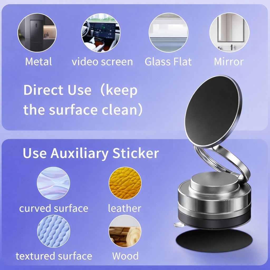 FoldMate™ Premium Vacuum Suction Phone Holder