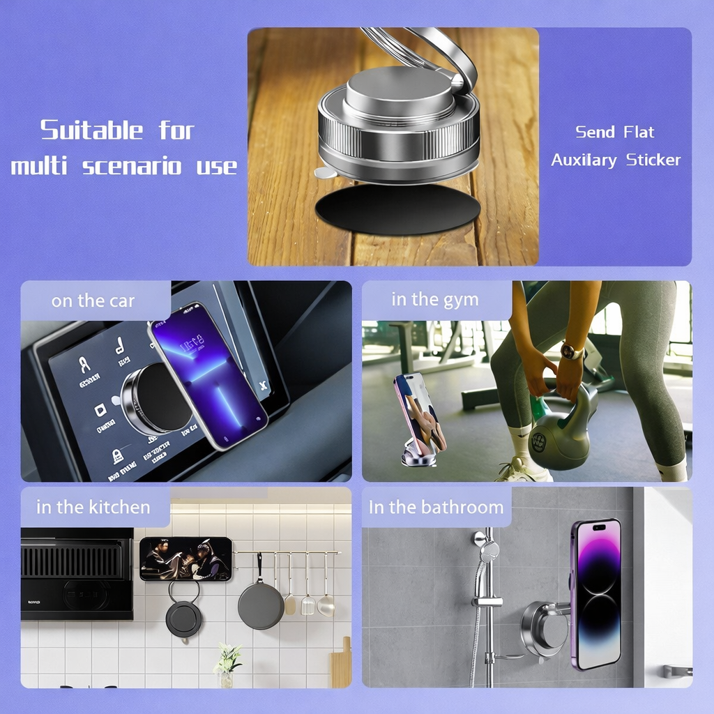 FoldMate™ Premium Vacuum Suction Phone Holder