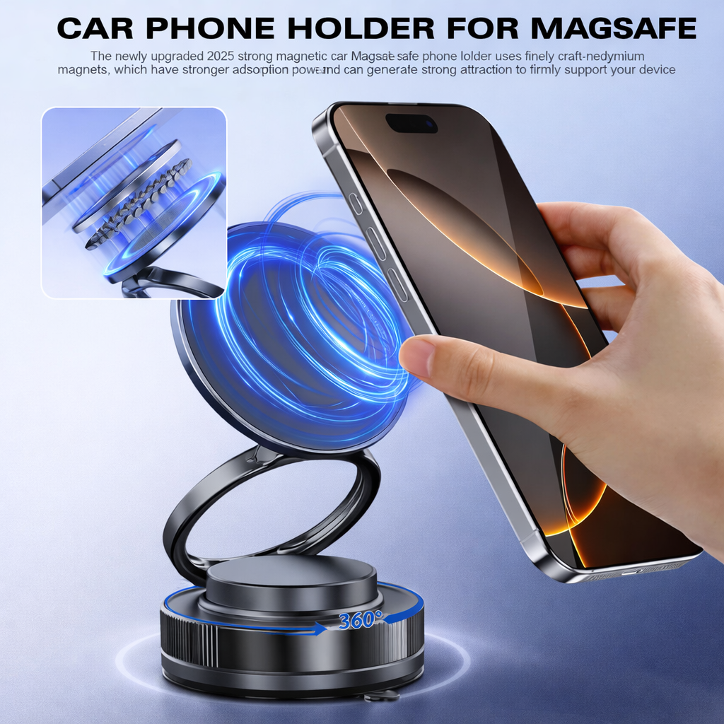FoldMate™ Premium Vacuum Suction Phone Holder